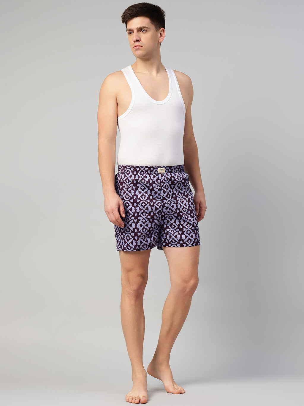 Thomas Scott Men Multicolor Cricket Club Collection Regular Fit 100% Cotton Woven Boxer Shorts (Pack of 3)