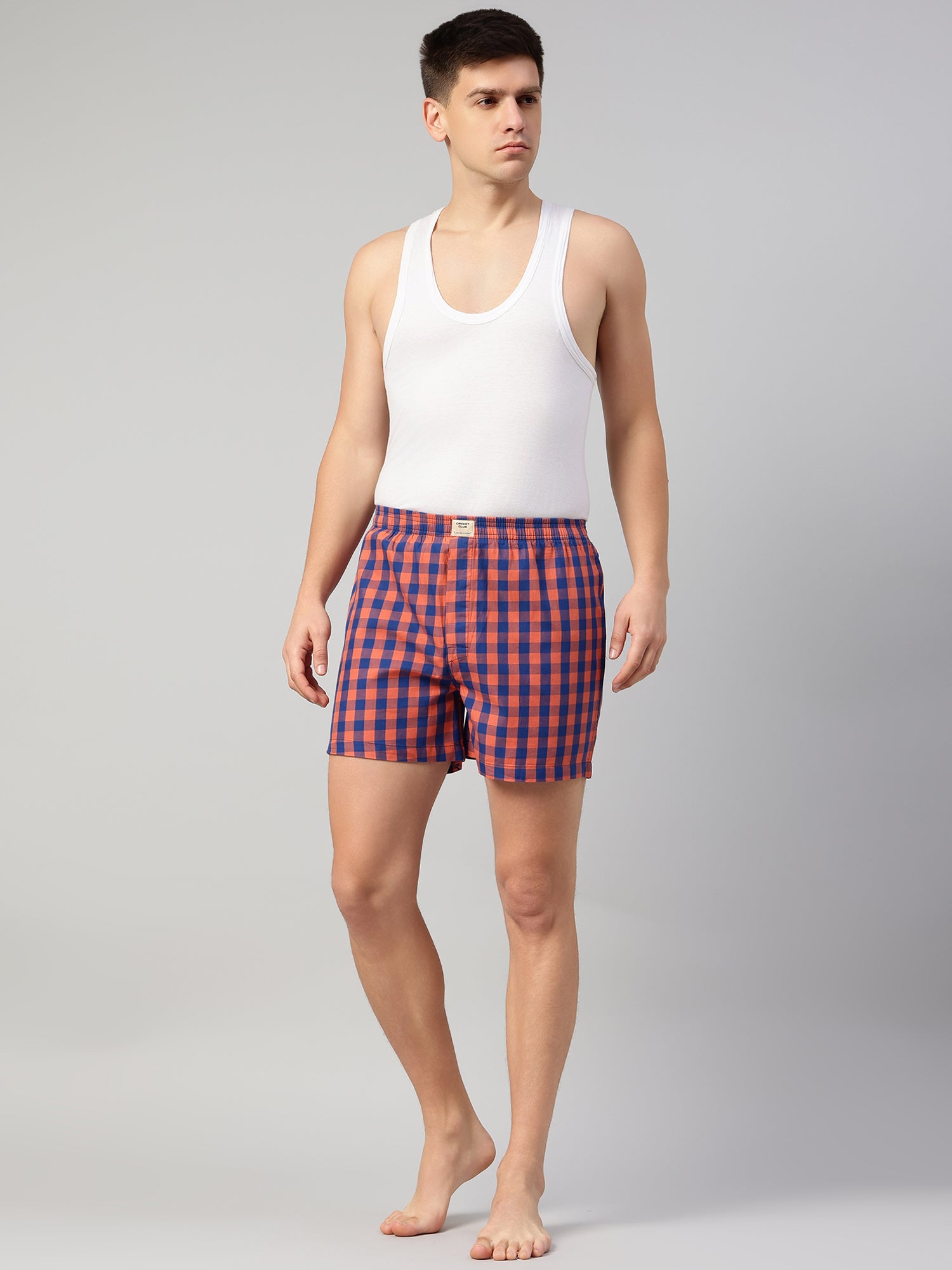 Thomas Scott Men Multicolor Cricket Club Collection Regular Fit 100% Cotton Woven Boxer Shorts (Pack of 3)