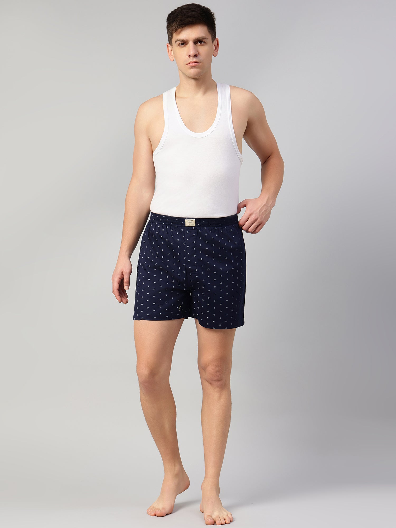 Thomas Scott Men Multicolor Cricket Club Collection Regular Fit 100% Cotton Woven Boxer Shorts (Pack of 3)