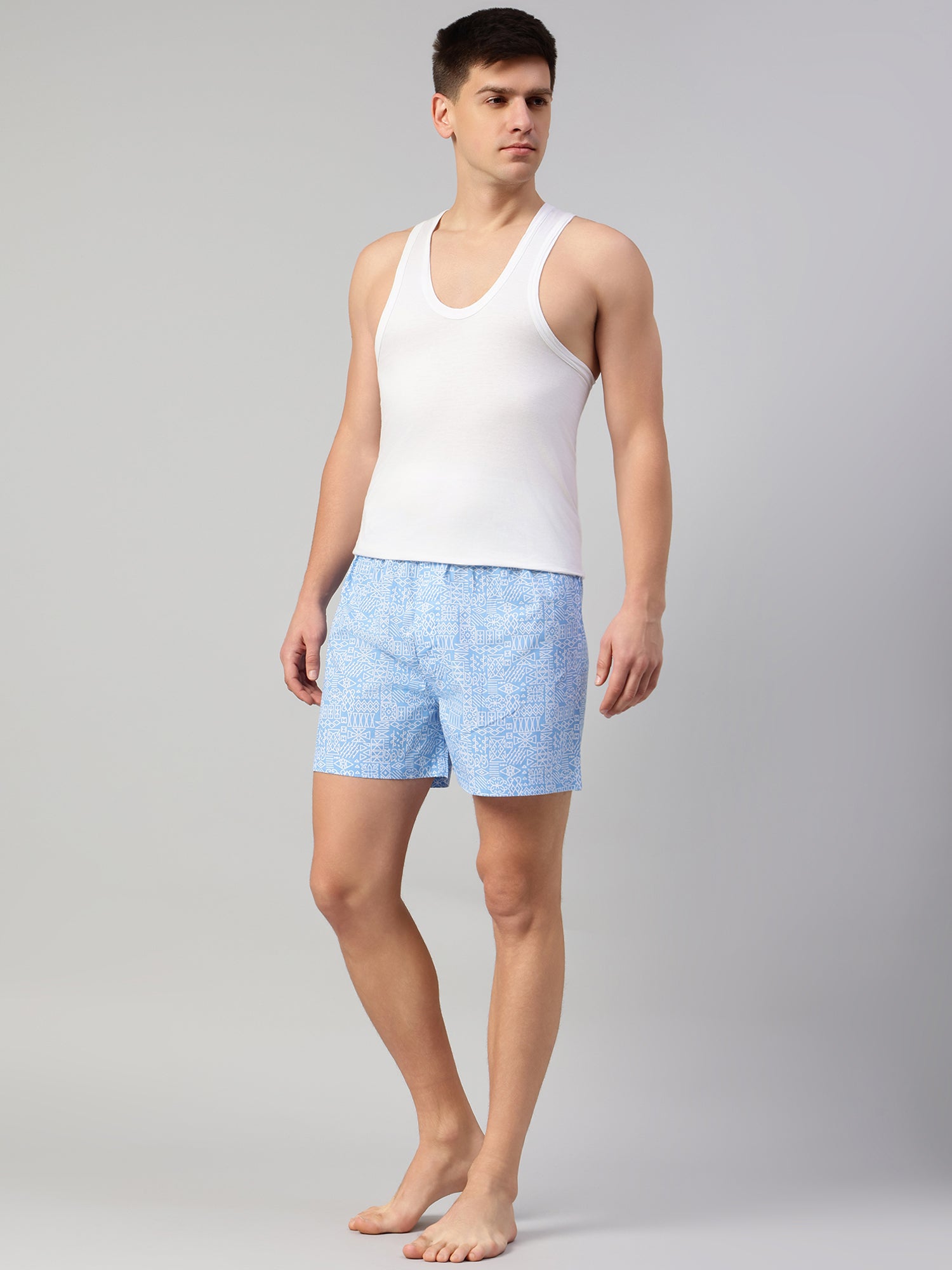 Thomas Scott Men Multicolor Cricket Club Collection Regular Fit 100% Cotton Woven Boxer Shorts (Pack of 3)
