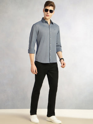 Thomas Scott Men Black Cricket Club Collection Mid-Rise Straight Fit No Fade 5 Pockets Stretchable Jeans
