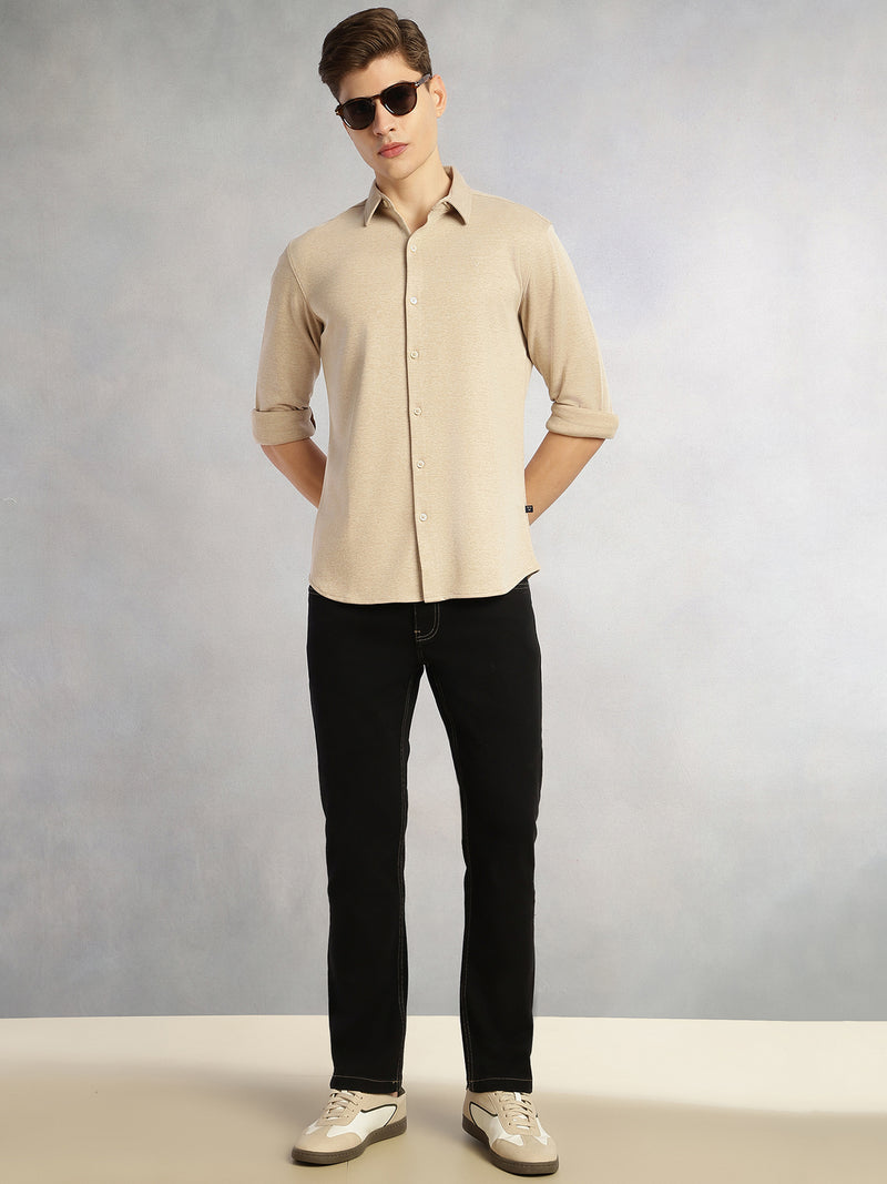 Thomas Scott Men Black Cricket Club Collection Mid-Rise Straight Fit No Fade 5 Pockets Stretchable Jeans