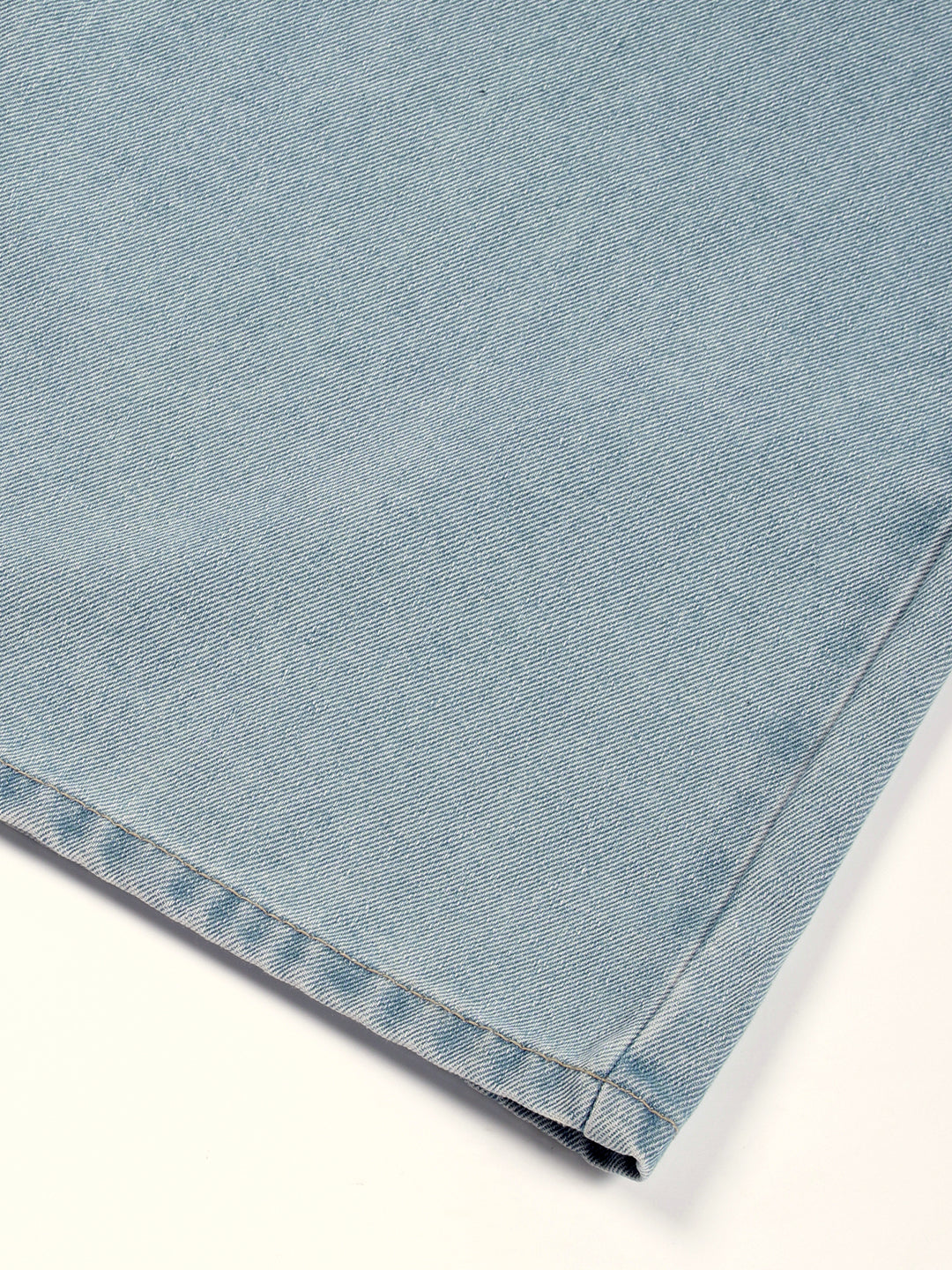 Blue Classic Bootcut Fit Clean Look Non Stretchable Jeans For Men