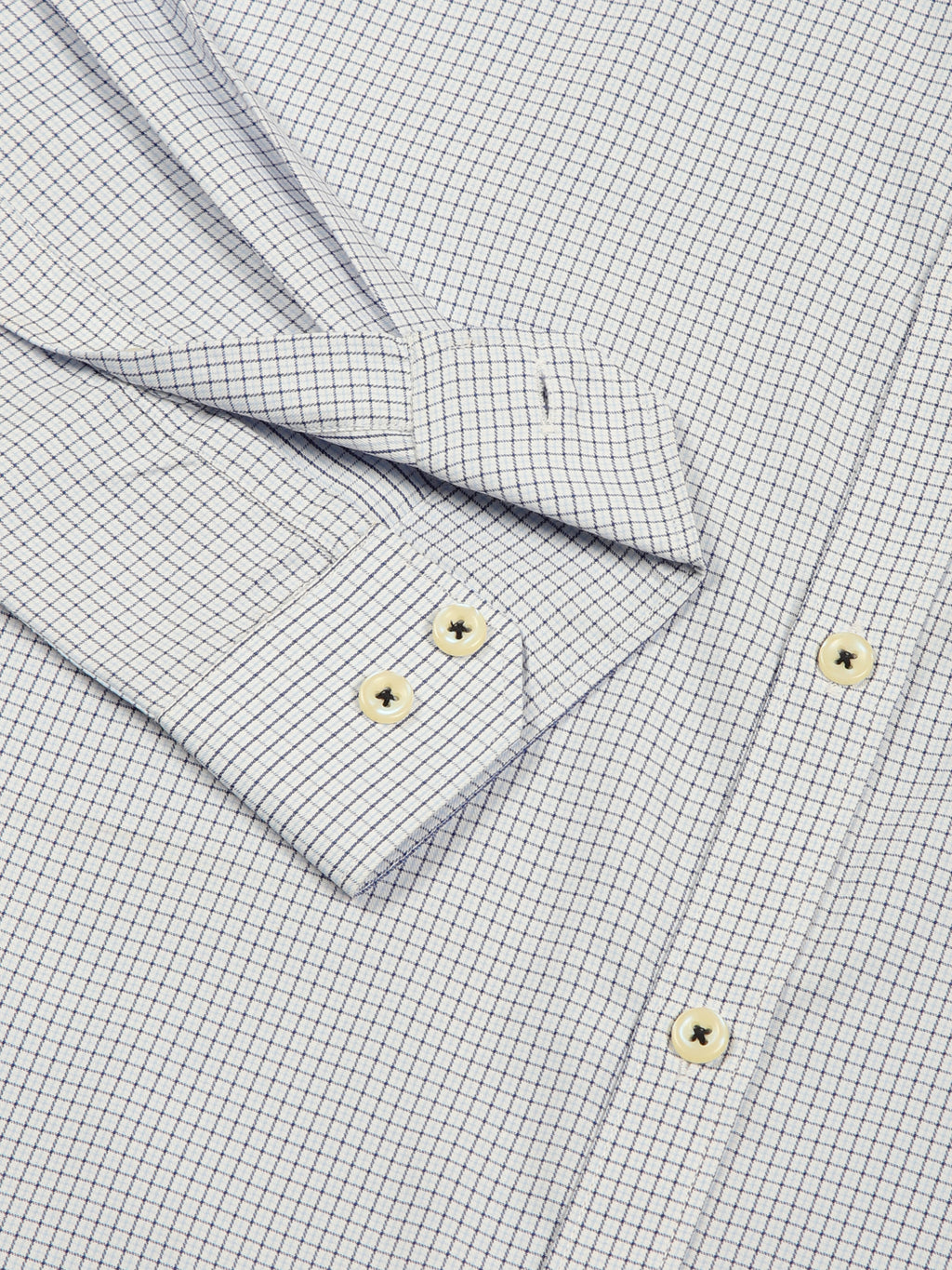 Thomas Scott Men Smart Gingham Checks Opaque Checked Formal Shirt