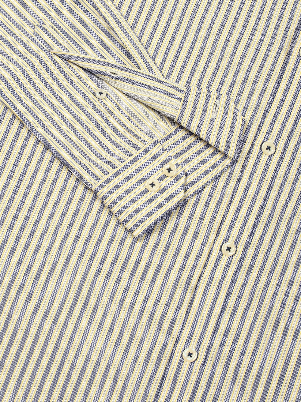 Thomas Scott Men Smart Pinstripes Opaque Striped Formal Shirt