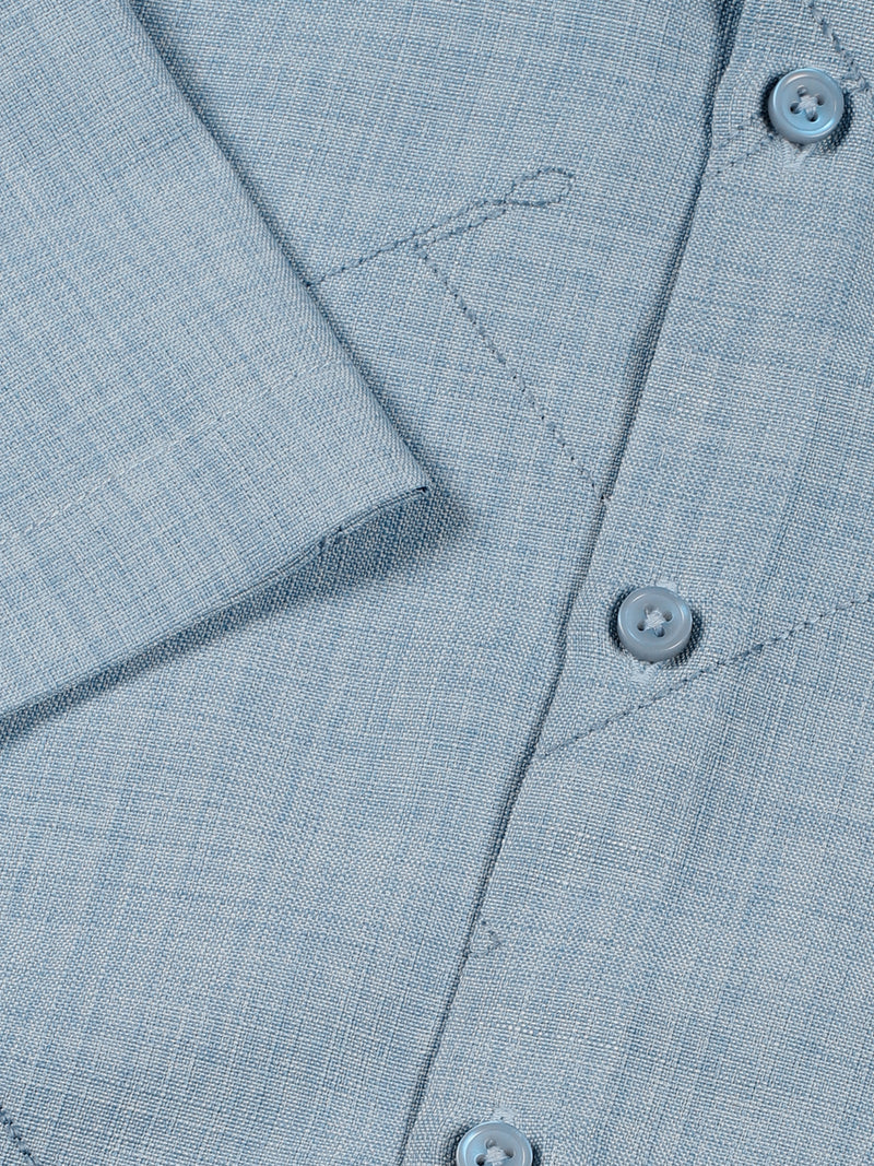 Thomas Scott Men Premium Slim Fit Opaque Casual Shirt