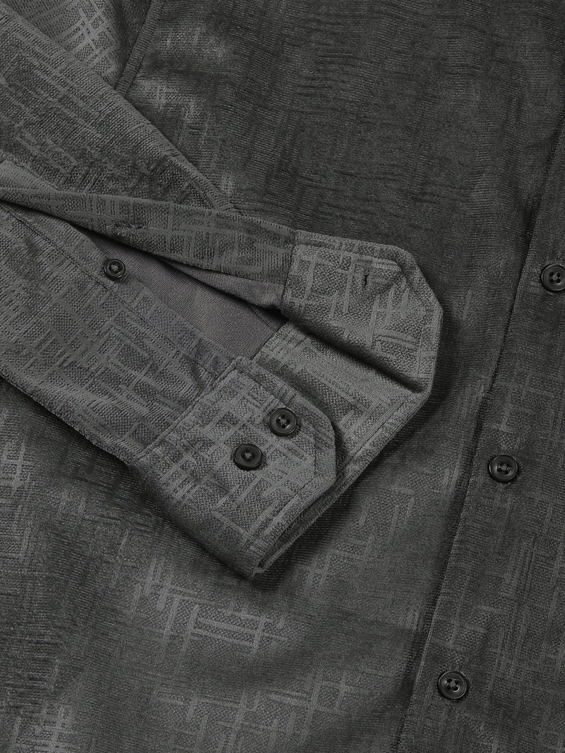 Thomas Scott Men Premium Slim Fit Opaque Casual Shirt