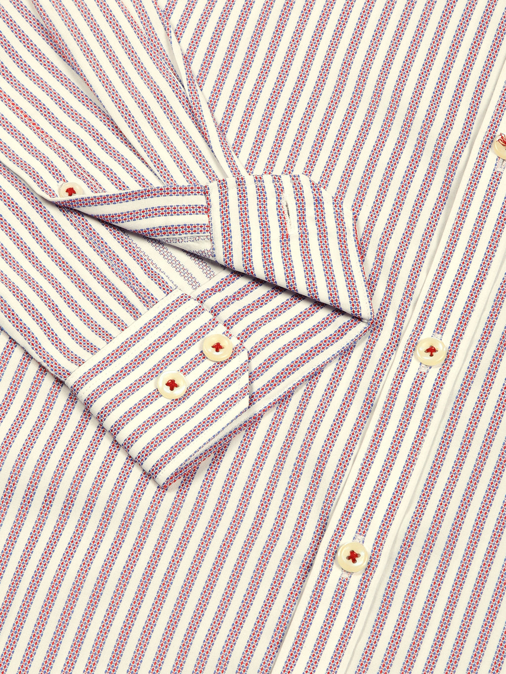 Thomas Scott Men Smart Opaque Striped Formal Shirt