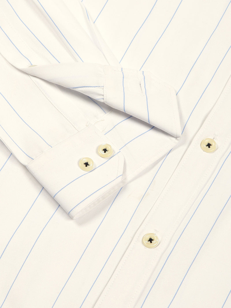 Thomas Scott Men Smart Opaque Striped Formal Shirt