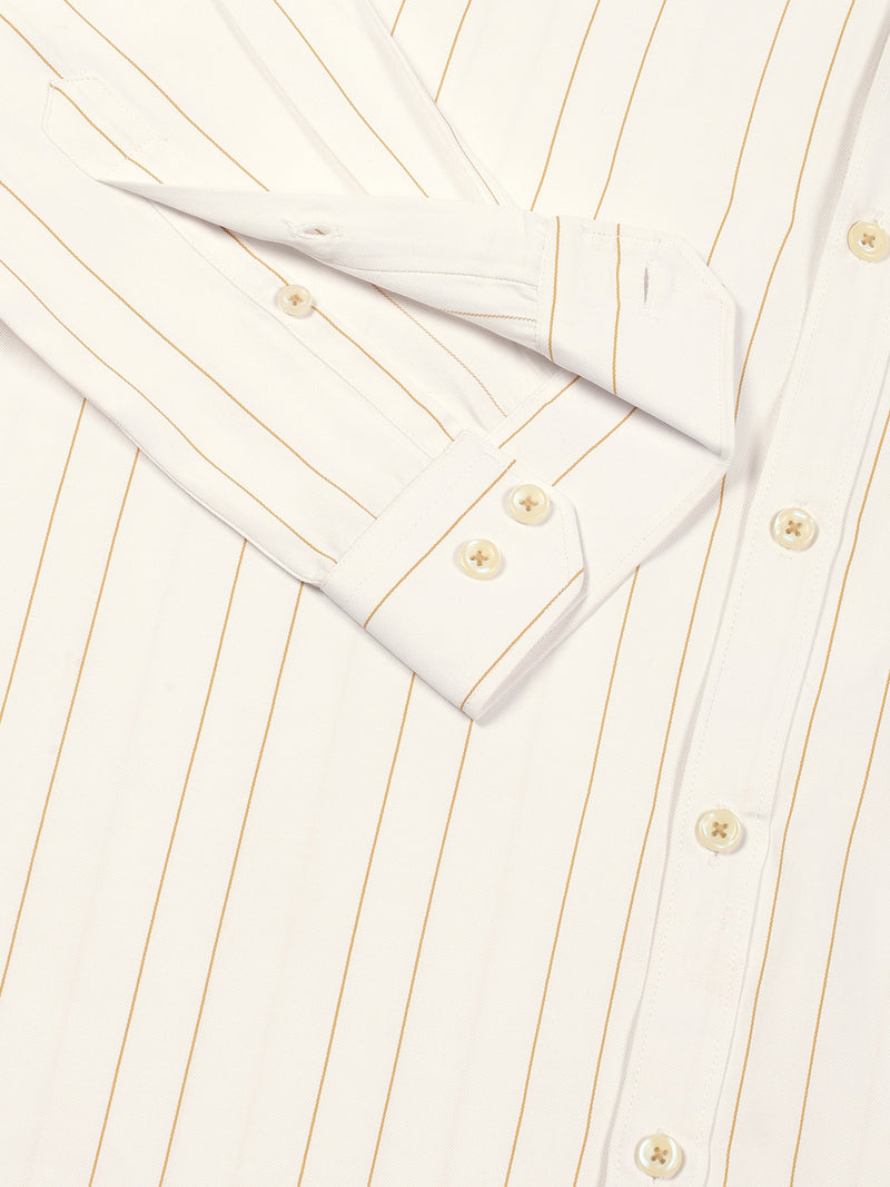 Thomas Scott Men Smart Opaque Striped Formal Shirt