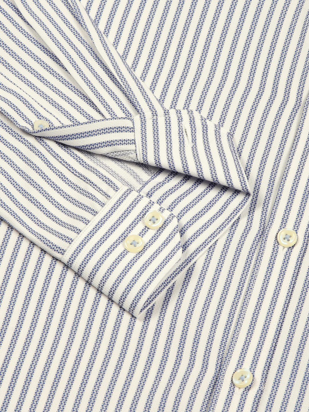 Thomas Scott Men Smart Opaque Striped Formal Shirt