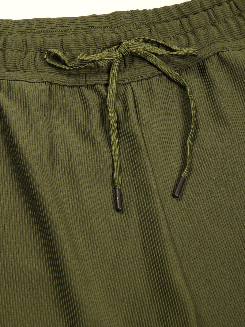 Thomas Scott Men Mid-Rise Loose Fit Parallel Trousers
