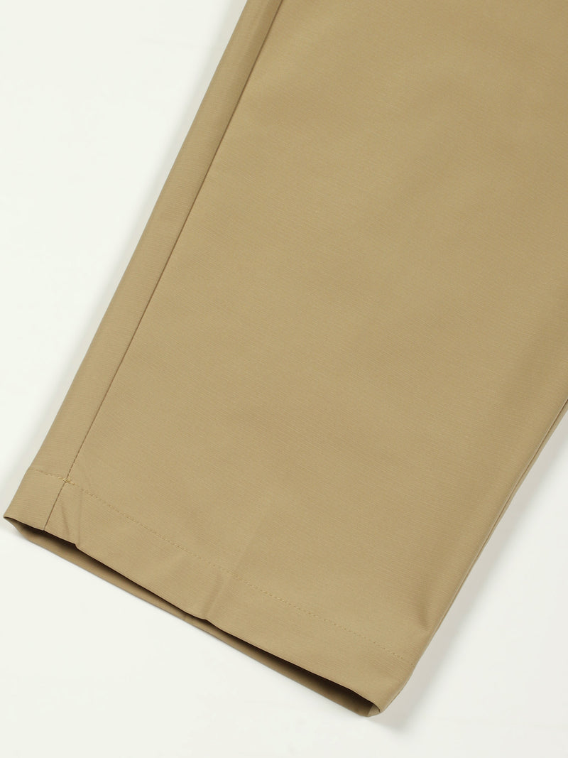 Thomas Scott Men Smart Loose Fit Mid-Rise Easy Wash Pleated Cargos Trousers