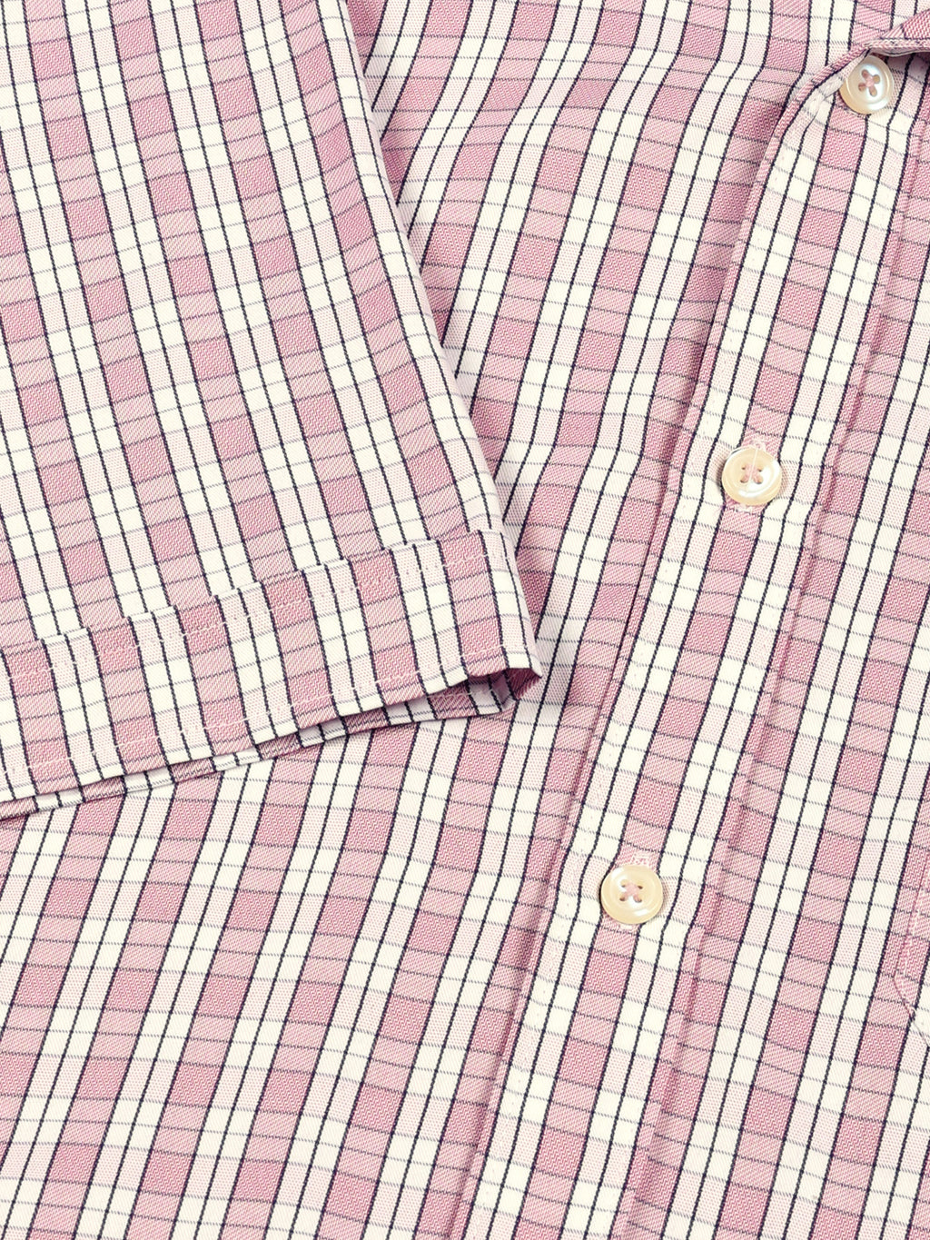 Thomas Scott Men Smart Tartan Checks Opaque Checked Formal Shirt