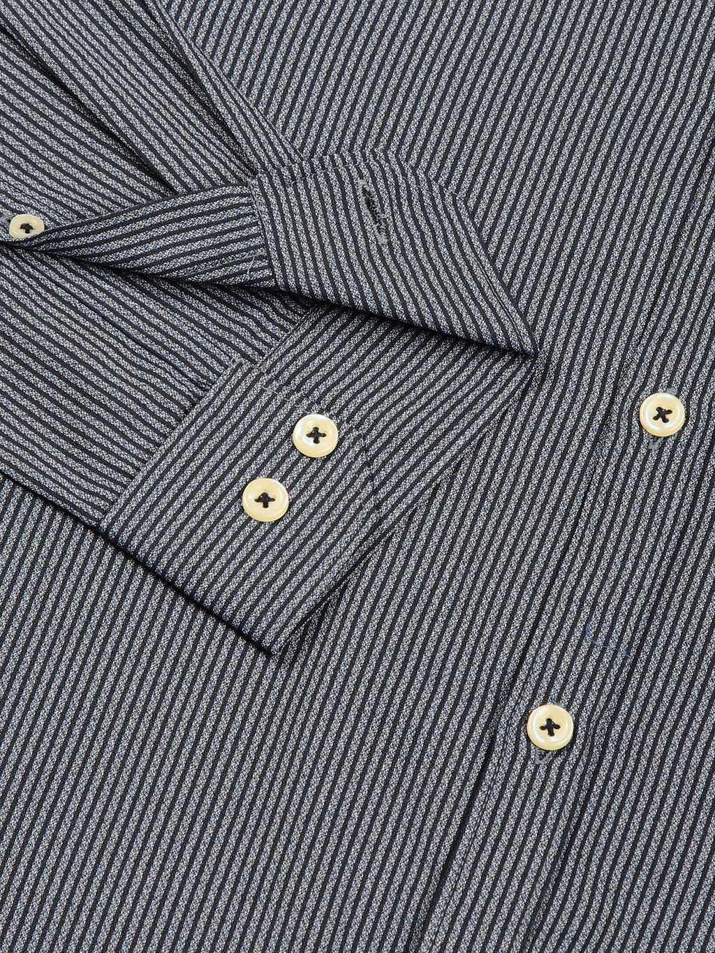 Thomas Scott Men Smart Pinstripes Opaque Striped Formal Shirt