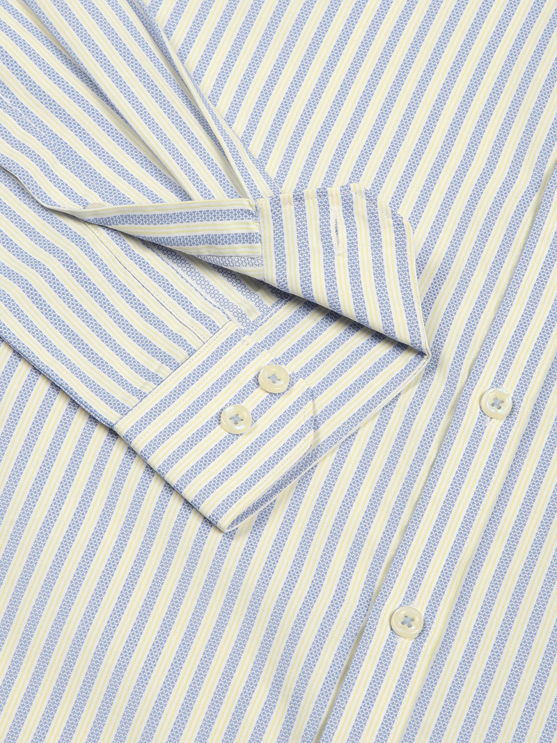 Thomas Scott Men Smart Opaque Striped Formal Shirt