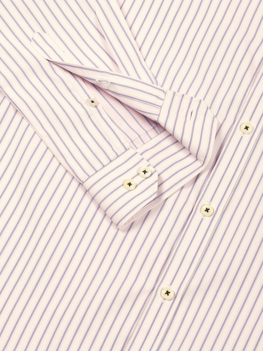 Thomas Scott Men Smart Opaque Striped Formal Shirt
