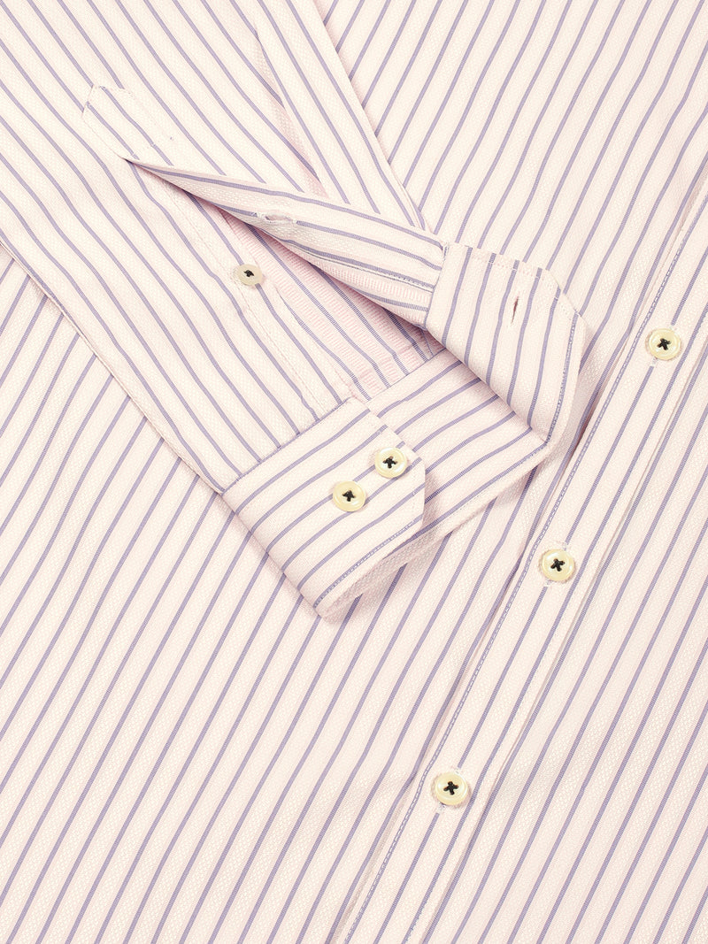 Thomas Scott Men Smart Opaque Striped Formal Shirt