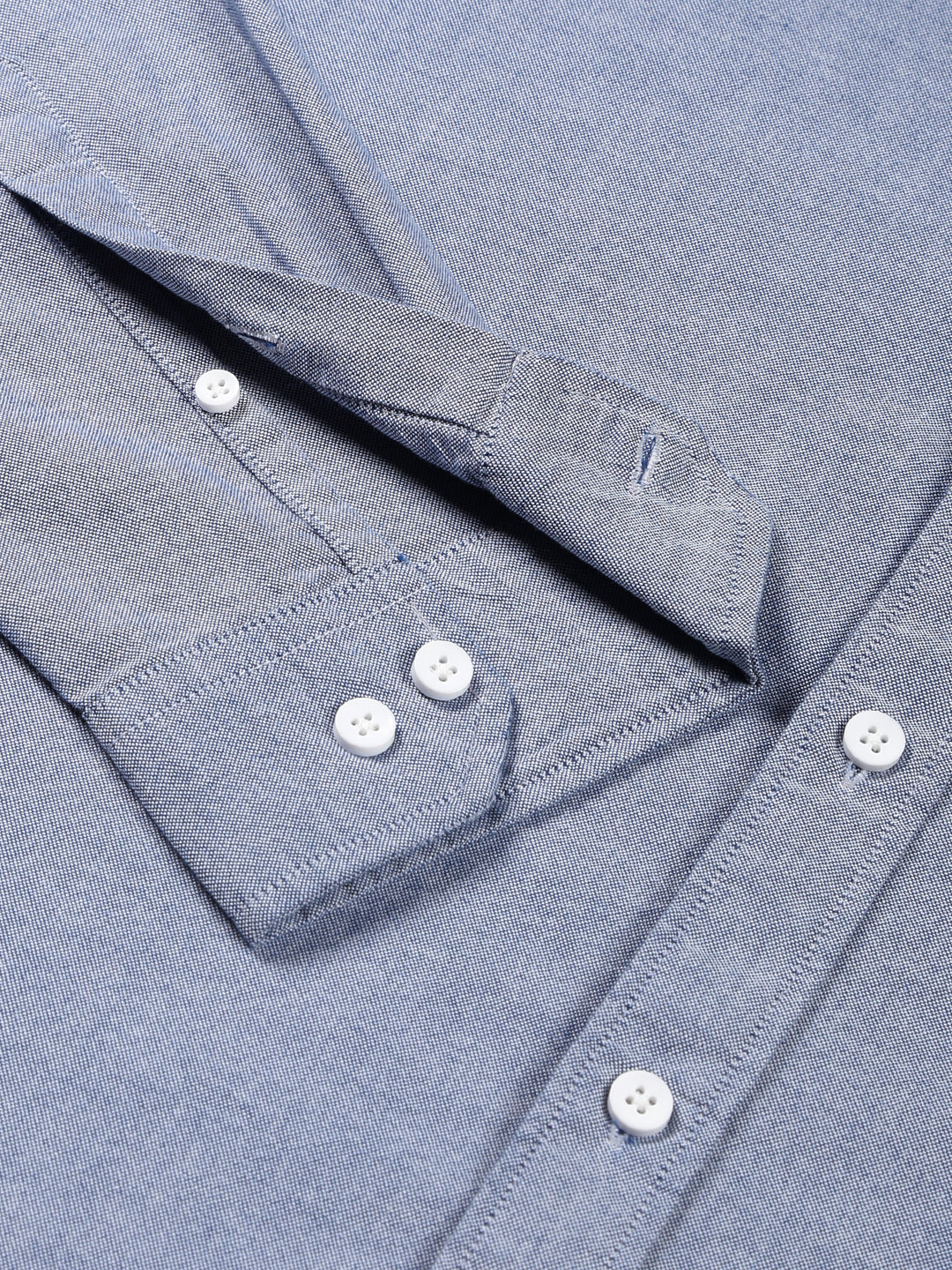 Thomas Scott Men Button-Down Collar Premium Regular Opaque Cotton Casual Shirt