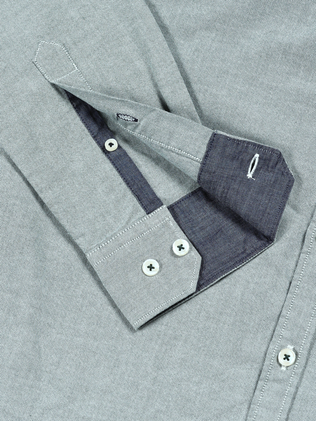 Thomas Scott Men Premium Button-Down Collar Semiformal Shirt