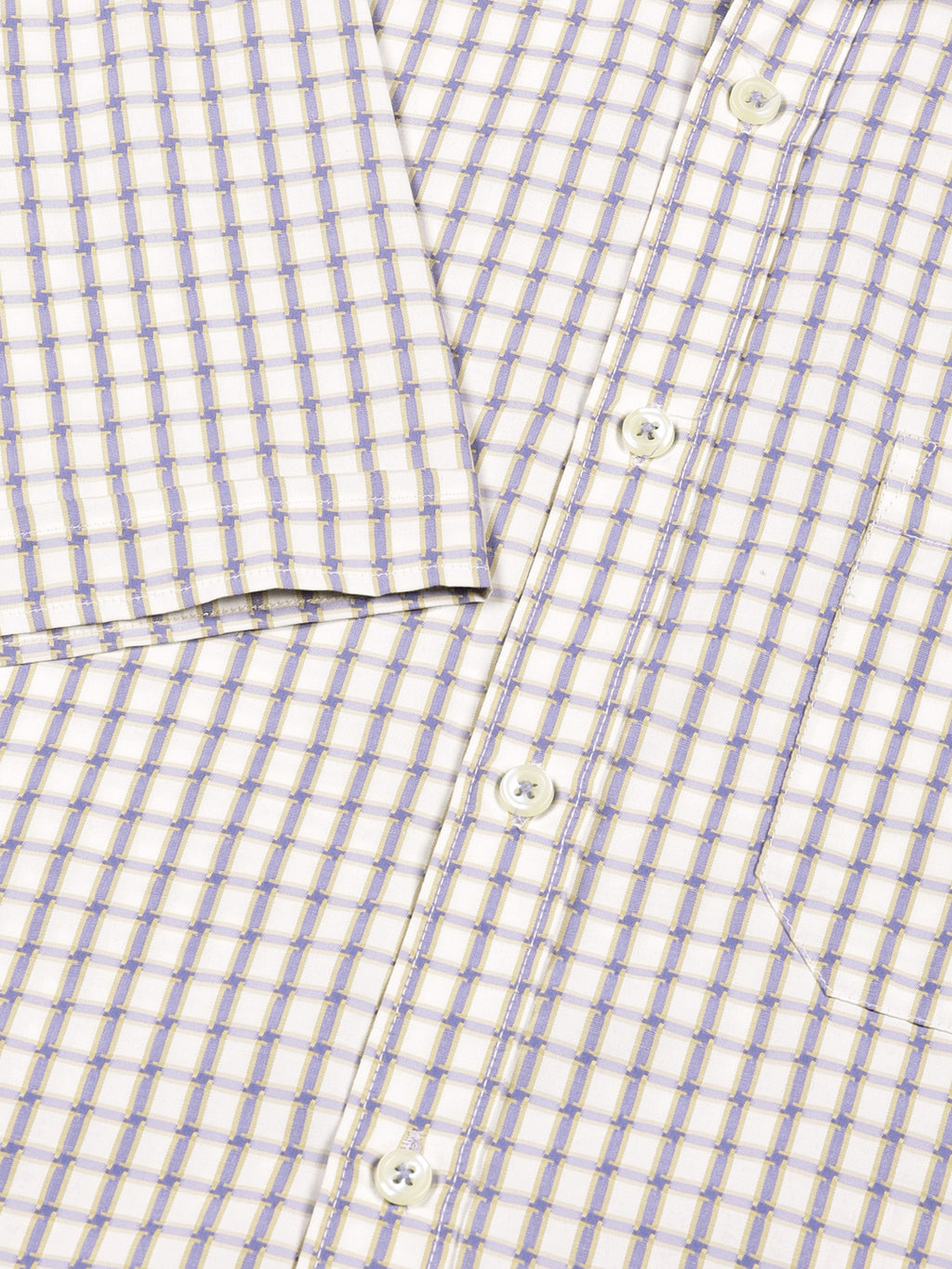 Thomas Scott Men Smart Gingham Checks Opaque Checked Formal Shirt