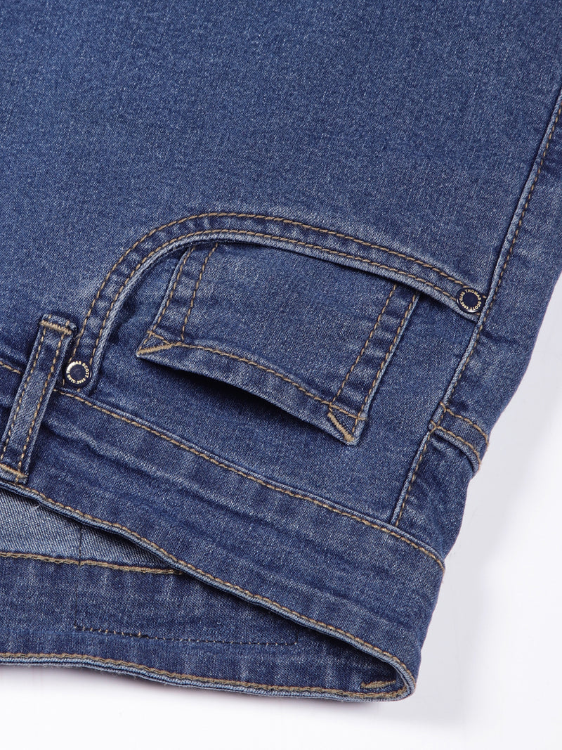 Thomas Scott Men Smart Clean Look Mid-Rise Stretchable Jeans