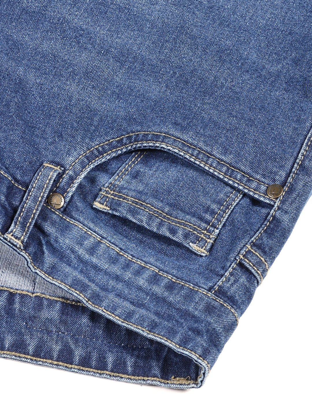 Thomas Scott Men Smart Bootcut Clean Look Light Fade Stretchable Jeans