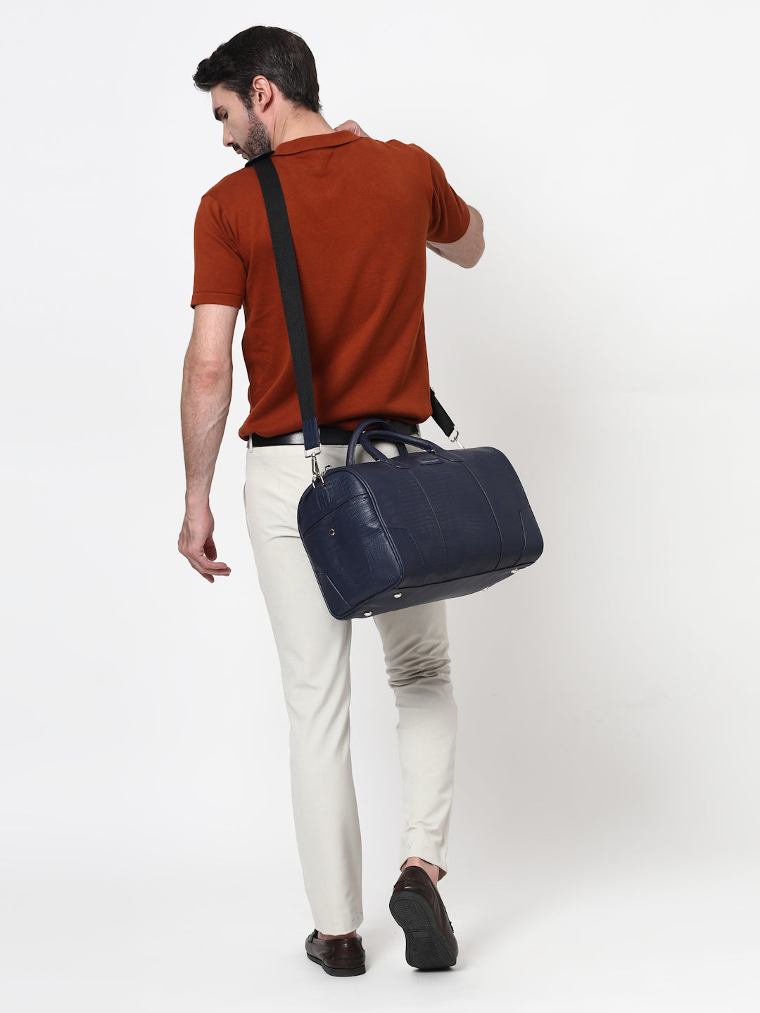 Thomas Scott Men Textured Medium Casual Duffel Bag