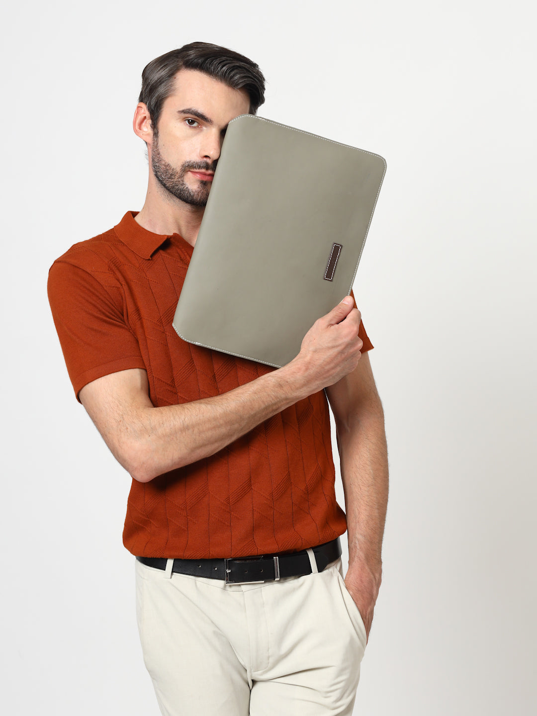 Thomas Scott Men PU Laptop Sleeve
