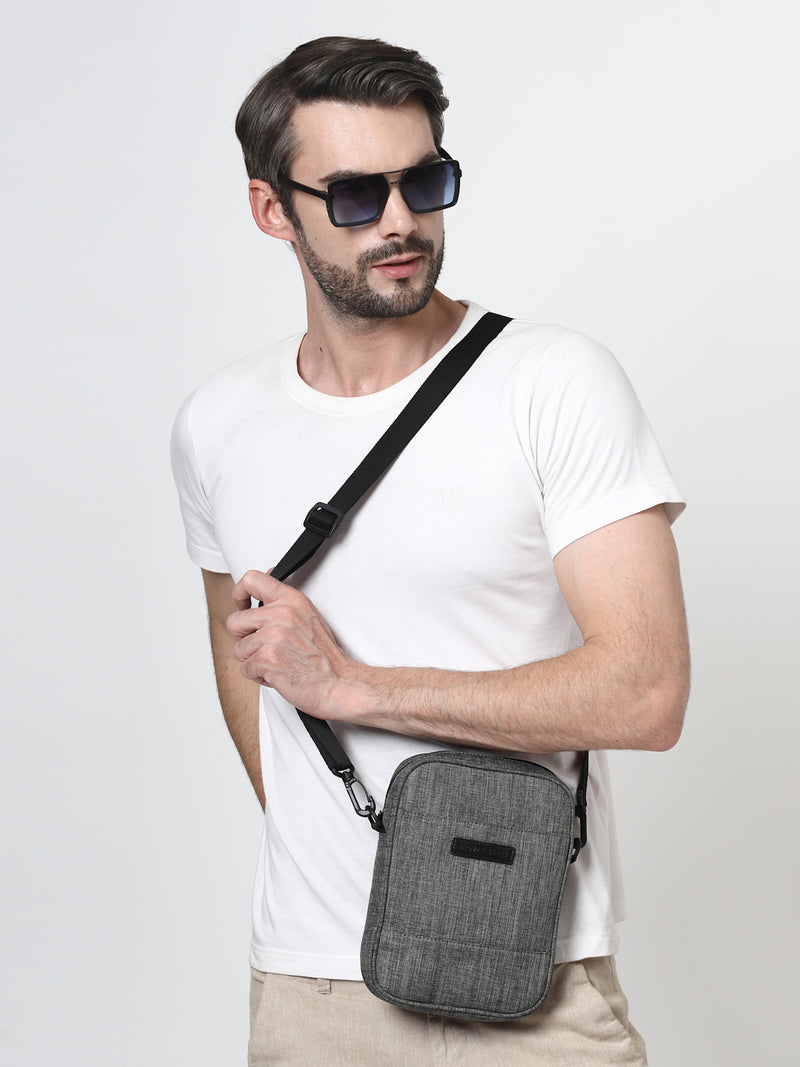 Thomas Scott Men Zippered Messenger Bag