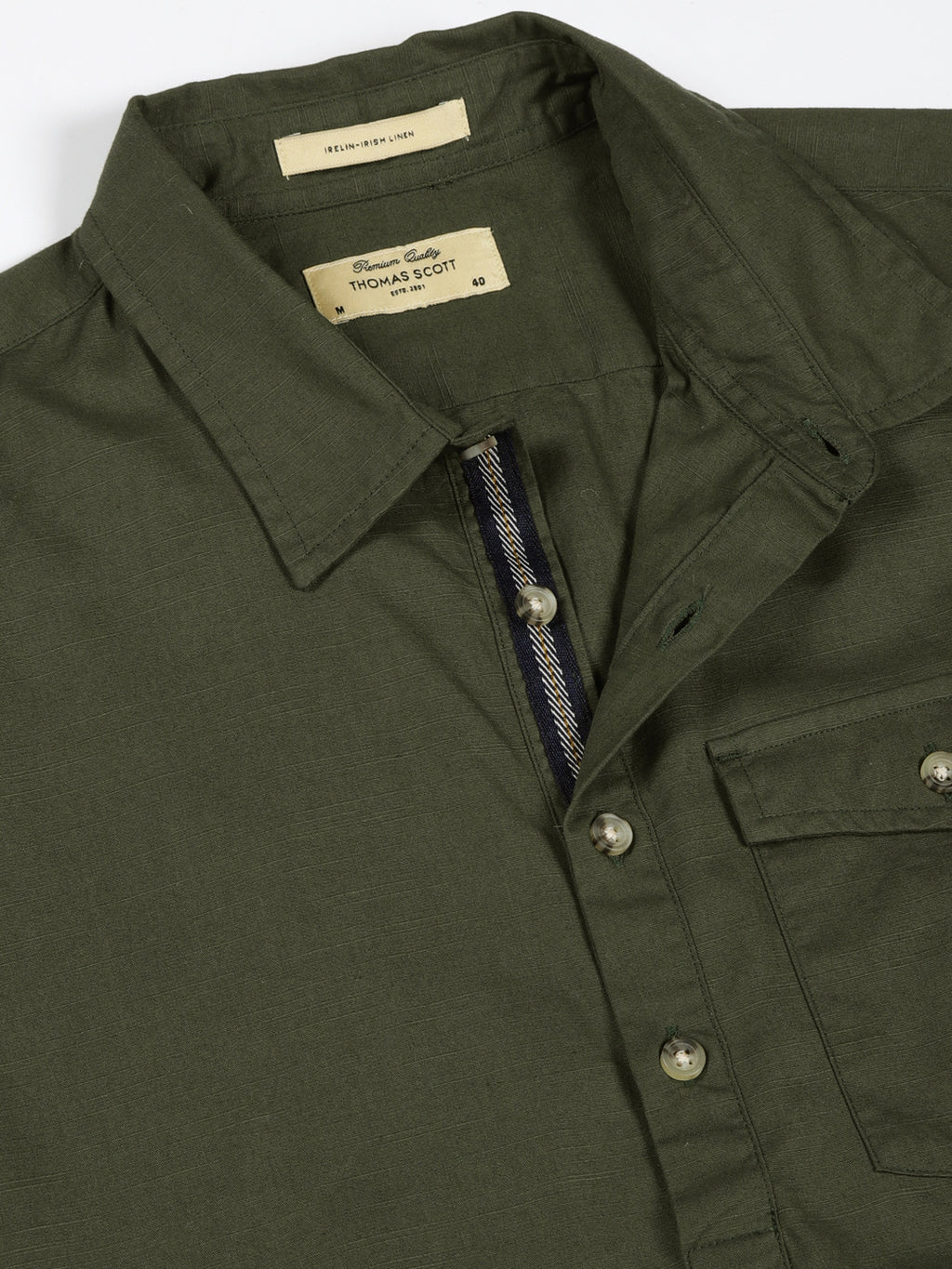 Thomas Scott Men Premium Opaque Casual Shirt