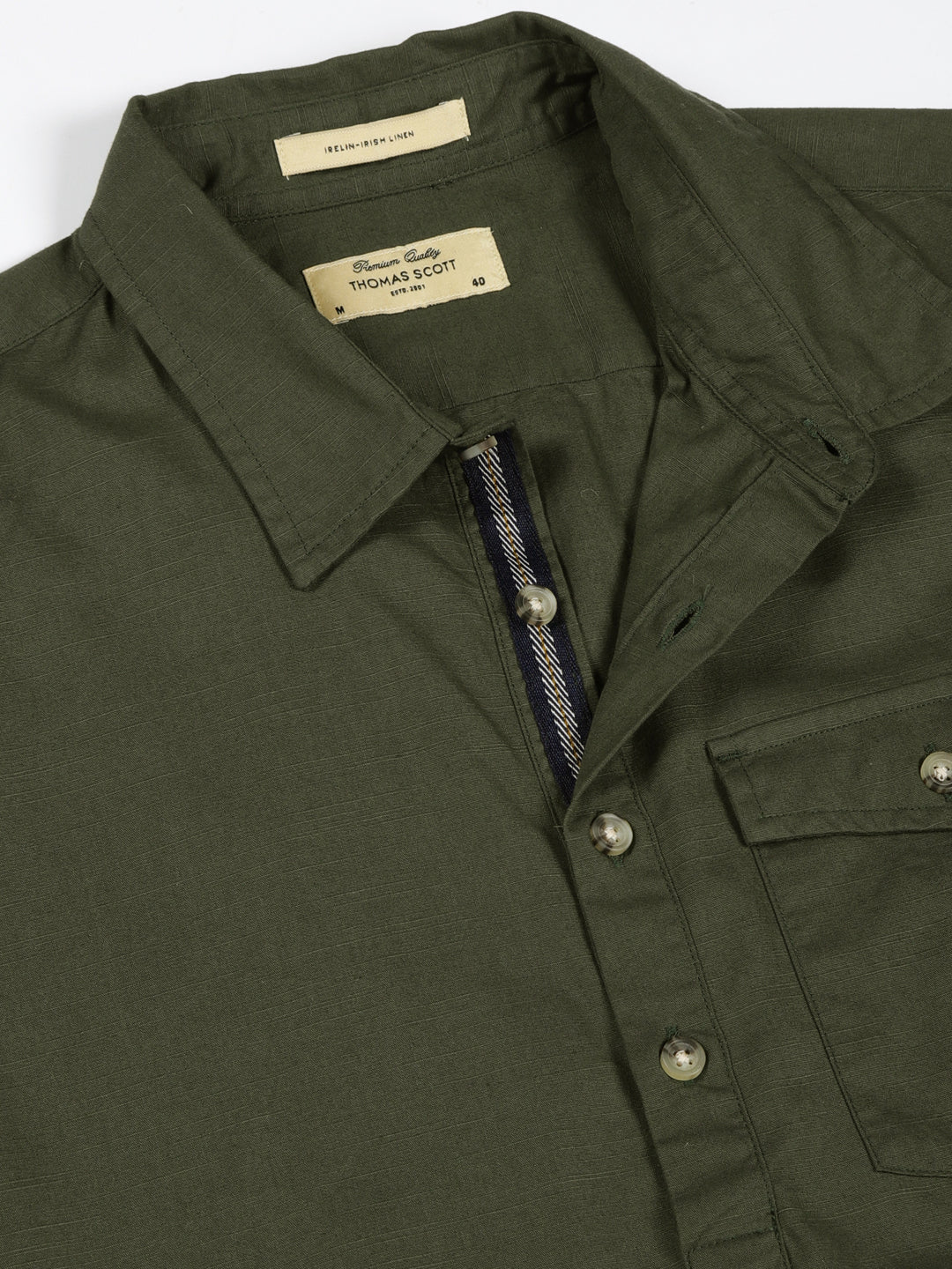 Thomas Scott Men Premium Opaque Casual Shirt
