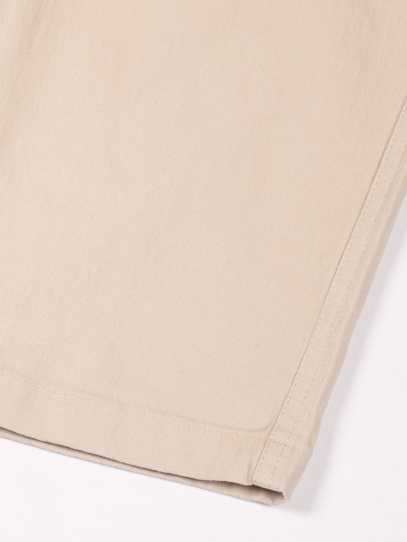 Thomas Scott Men Fawn Regular Fit Cargos Cotton Trousers