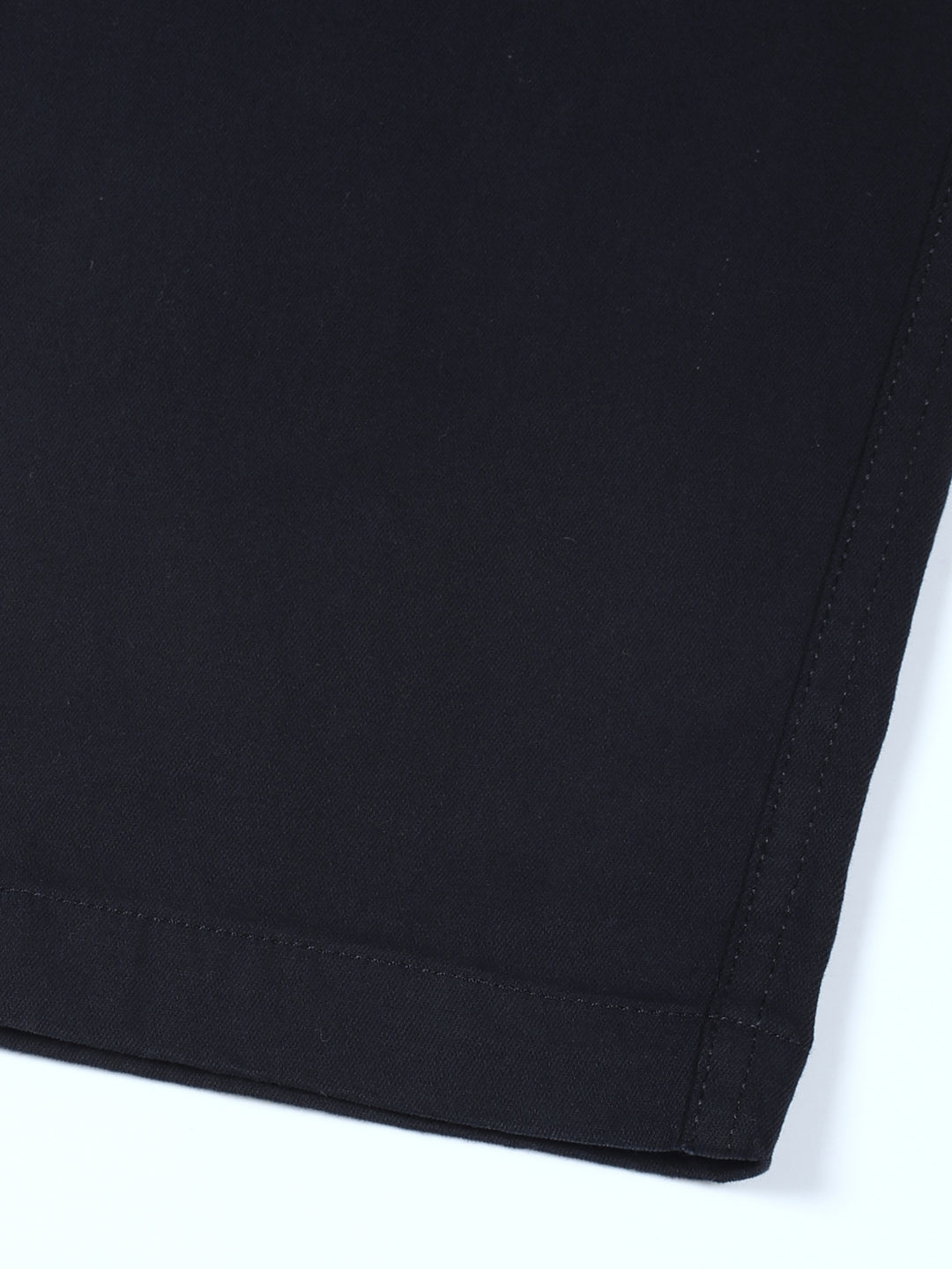 Thomas Scott Men Navy Regular Fit Cargos Cotton Trousers