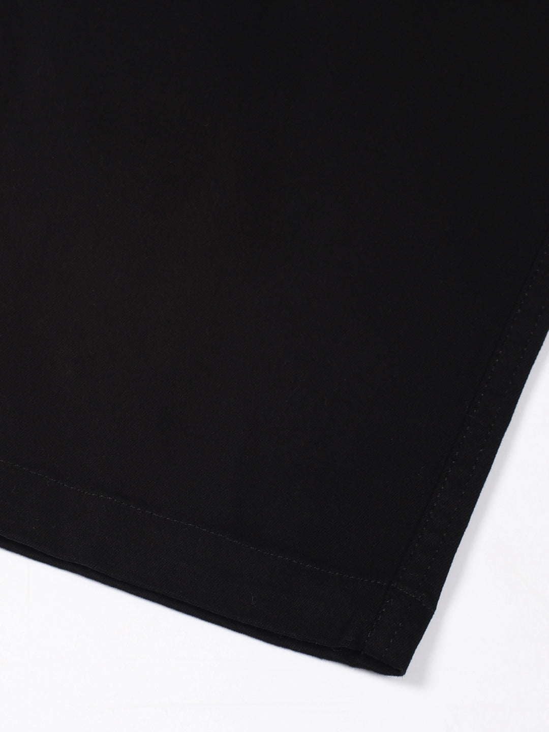 Thomas Scott Men Zed Black Regular Fit Cargos Cotton Trousers