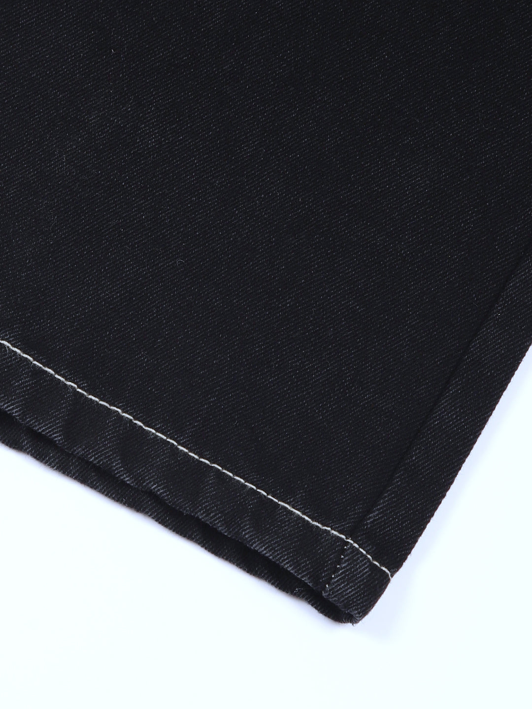 Thomas Scott Men Black Relaxed Fit Cargo Style Cotton Jeans