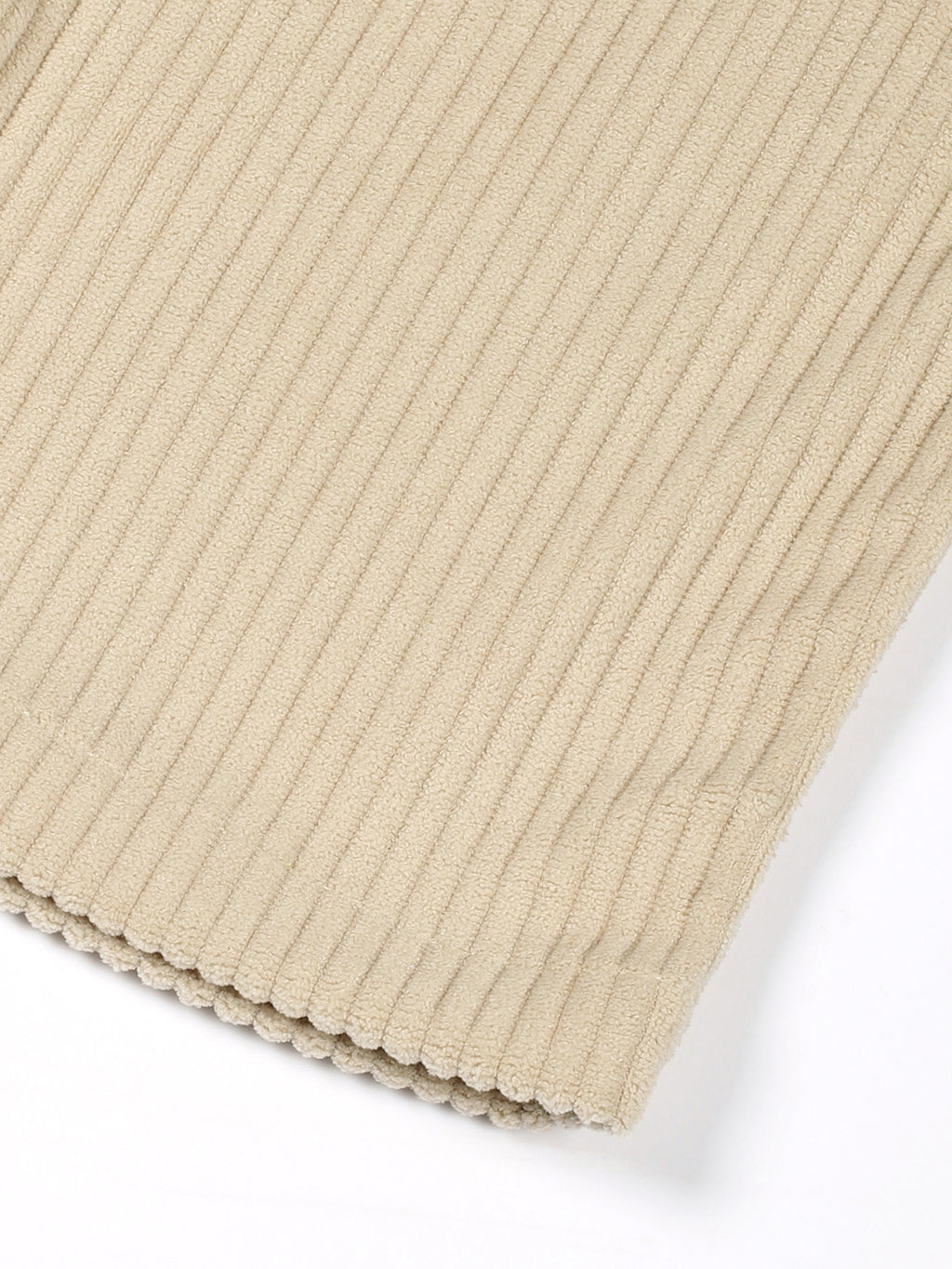 Thomas Scott Men Fawn Smart Straight Fit Corduroy Cargo Trouser