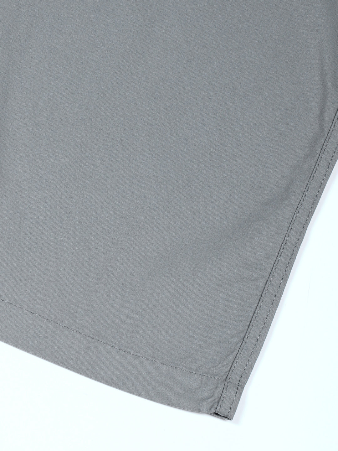 Thomas Scott Men Grey Cotton Mid-Rise Smart Cargo Trouser