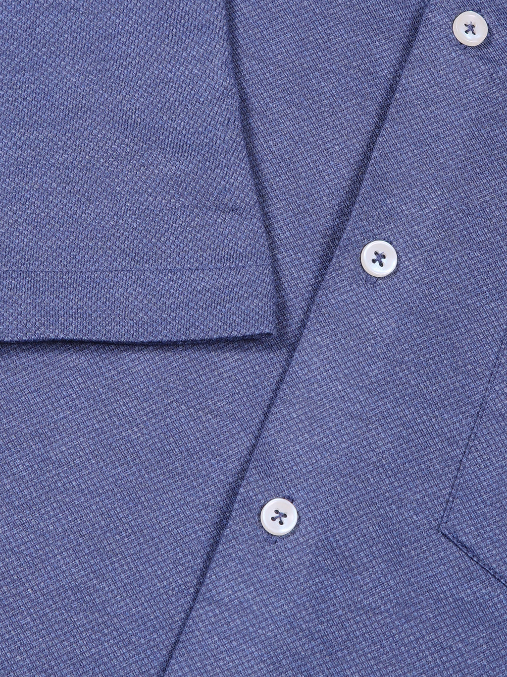 Thomas Scott Men DarkBlue Slim Fit Solid Knit Shirt