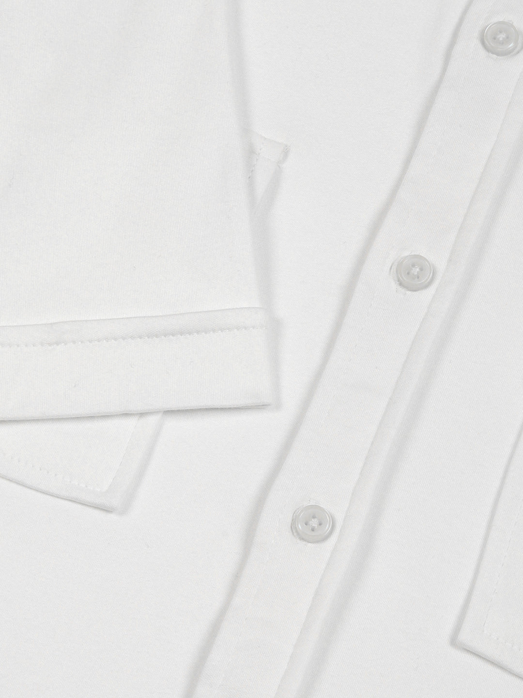 Thomas Scott Men White Slim Fit Solid Casual Shirt