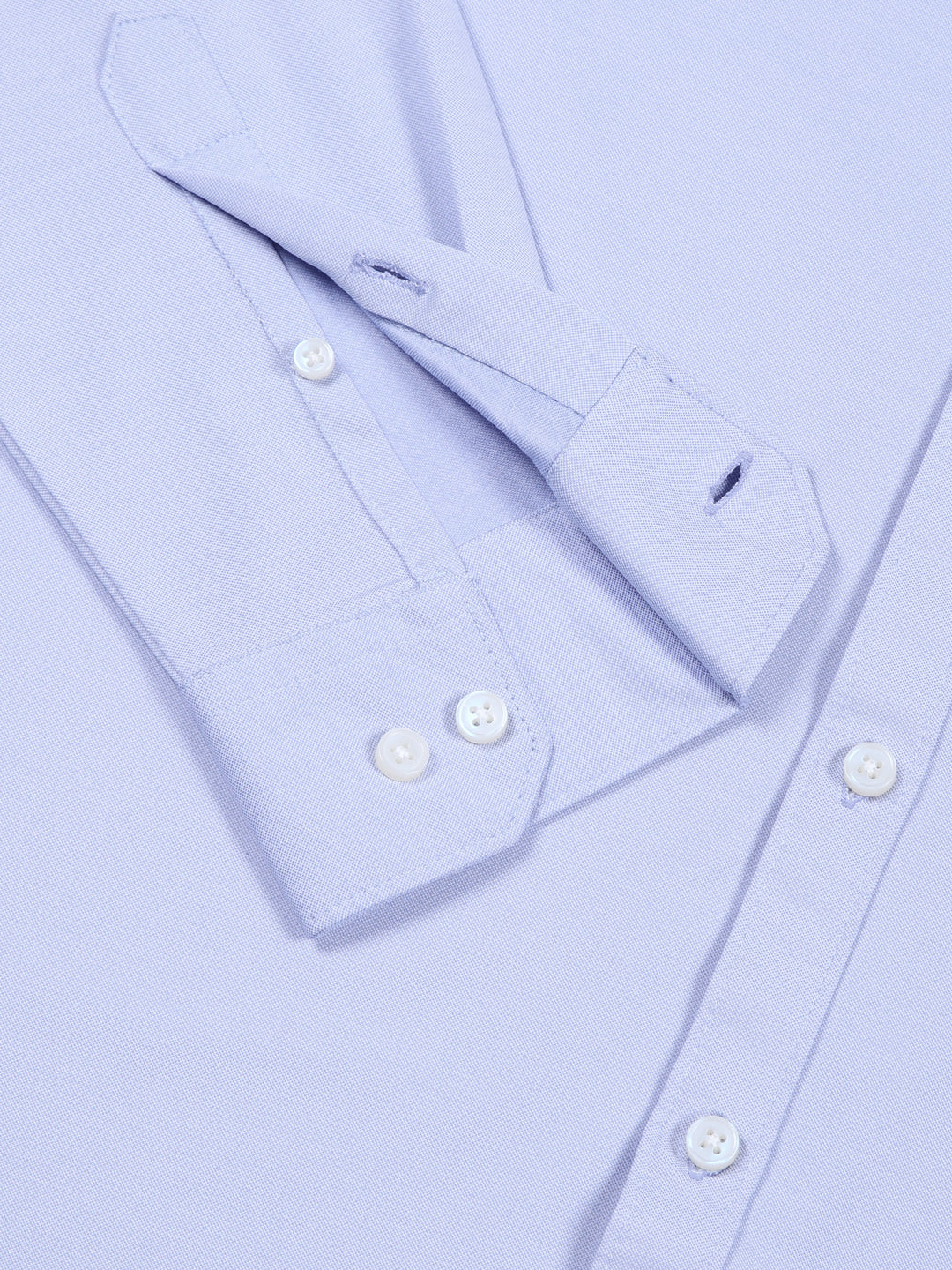 Thomas Scott Men SkyBlue Slim Fit Solid Casual Shirt