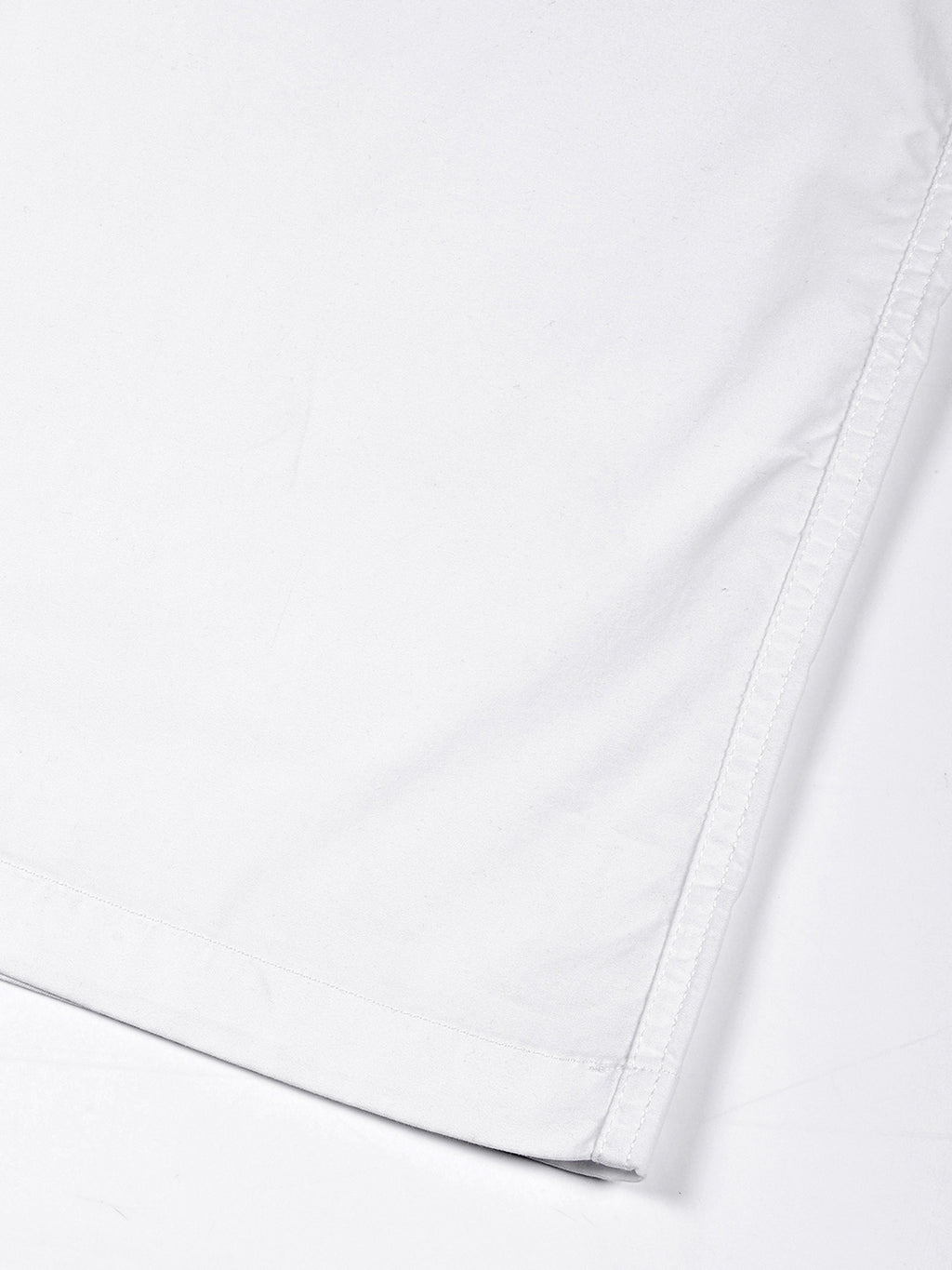 Thomas Scott Men White Relaxed Fit Woven Cargo Trousers