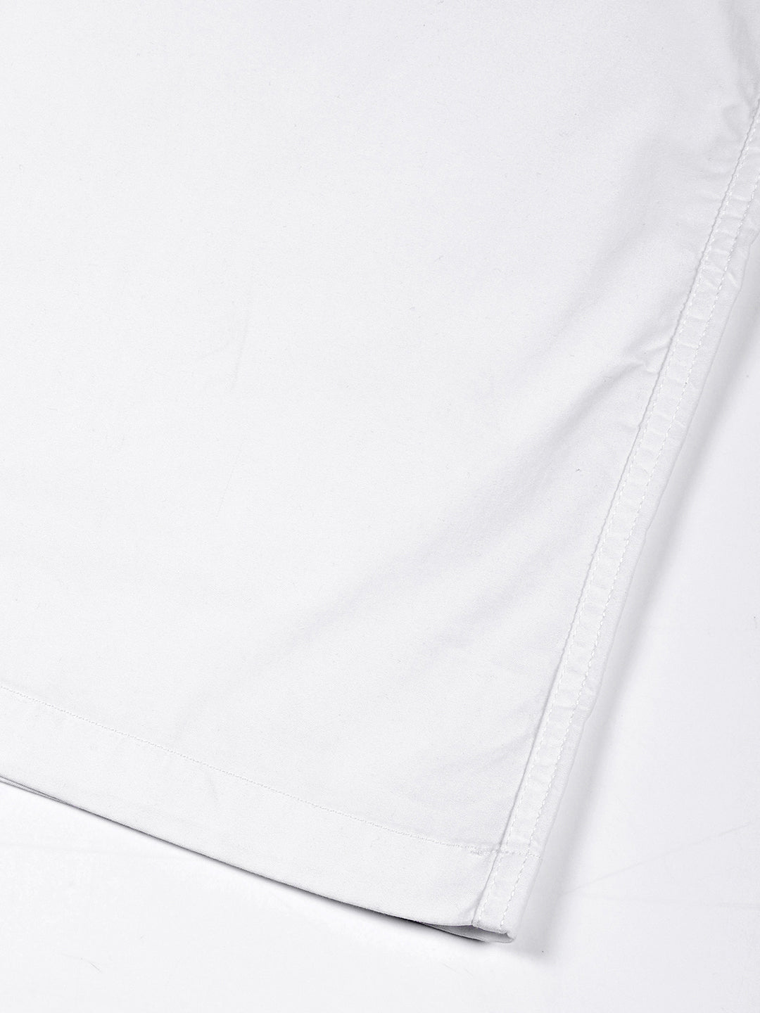 Thomas Scott Men White Relaxed Fit Woven Cargo Trousers