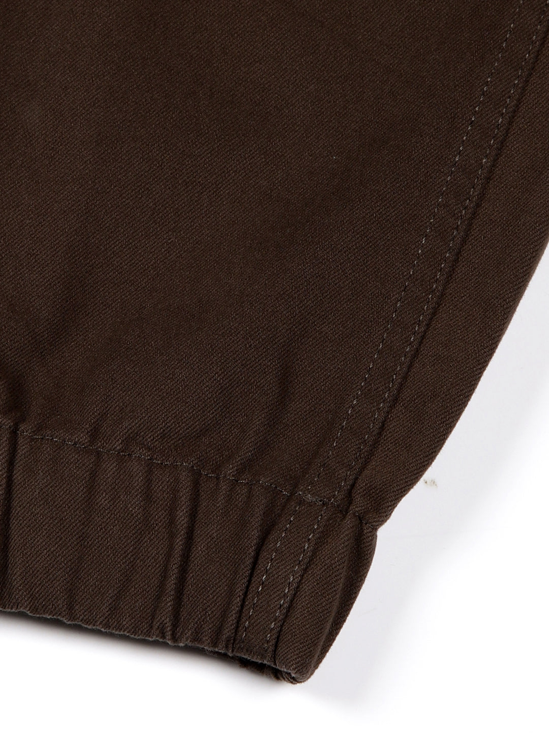 Thomas Scott Men DK.Grey Mid-Rise Slim Fit Woven Cargo Trousers