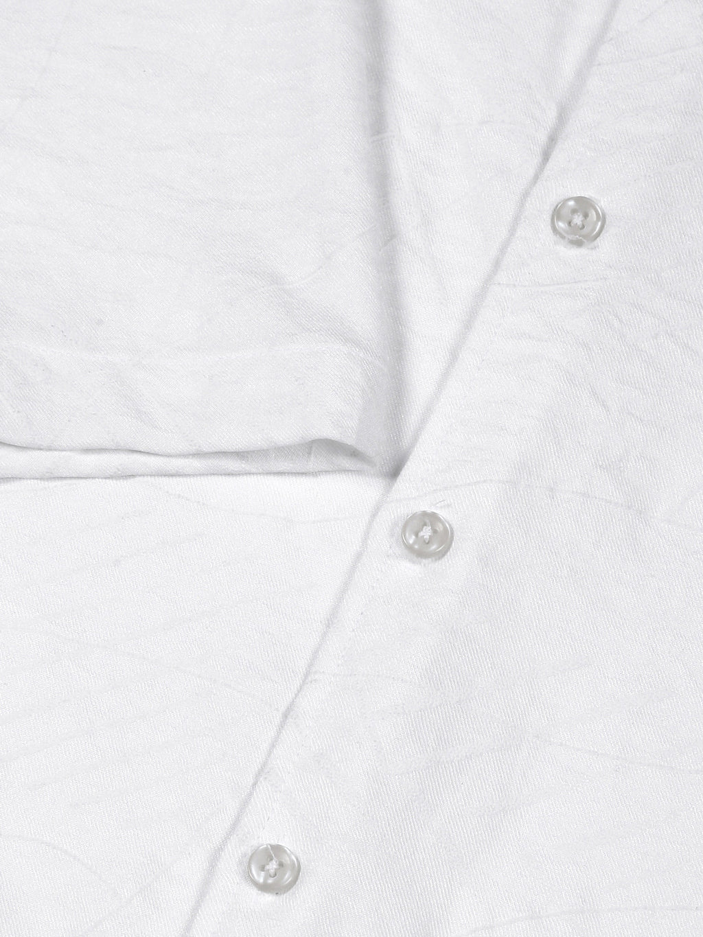 Thomas Scott Men White Slim Fit Short Sleeves Abstract Print Casual Shirt