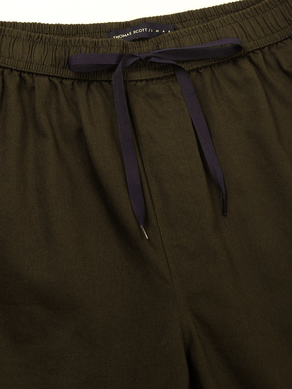 Thomas Scott Men Bottle Green Mid-Rise Regular Fit Cotton Woven Boxer Shorts