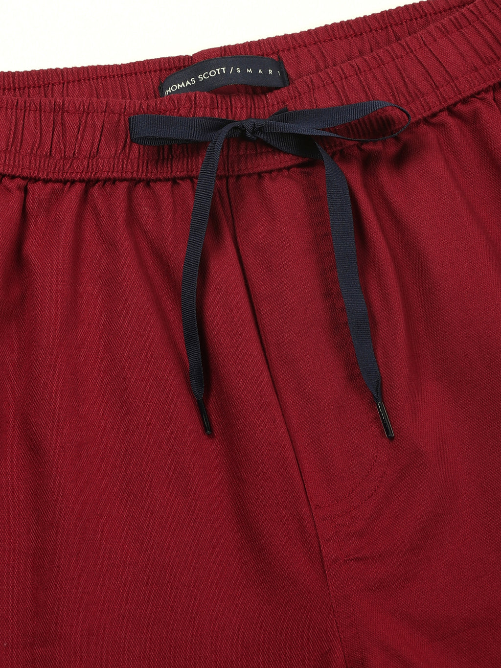 Thomas Scott Men Red Mid-Rise Regular Fit Cotton Woven Boxer Shorts
