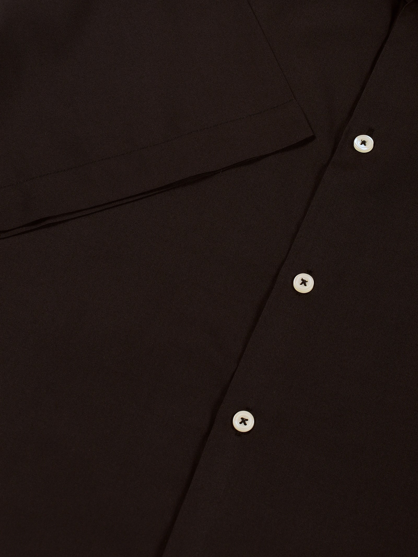 Thomas Scott Men Black Premium Oversized Short Sleeves Cuban Collar Solid Casual Shirt