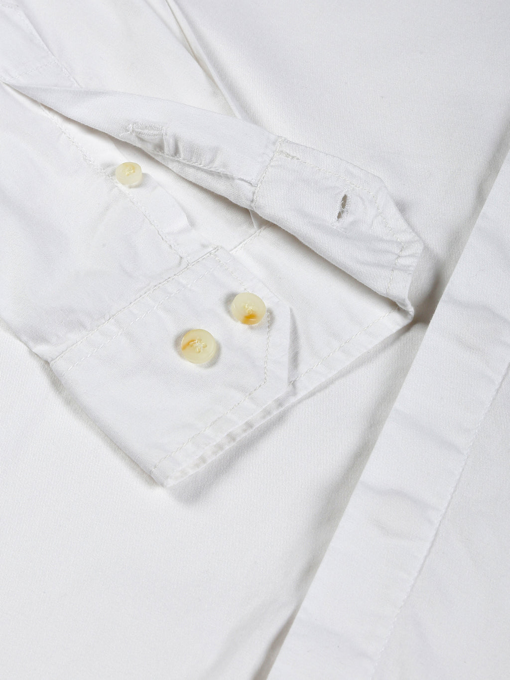 Thomas Scott Men White Classic Regular Fit Long Sleeves Spread Collar Solid Casual Shirt