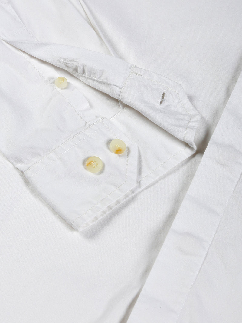 Thomas Scott Men White Classic Regular Fit Long Sleeves Spread Collar Solid Casual Shirt
